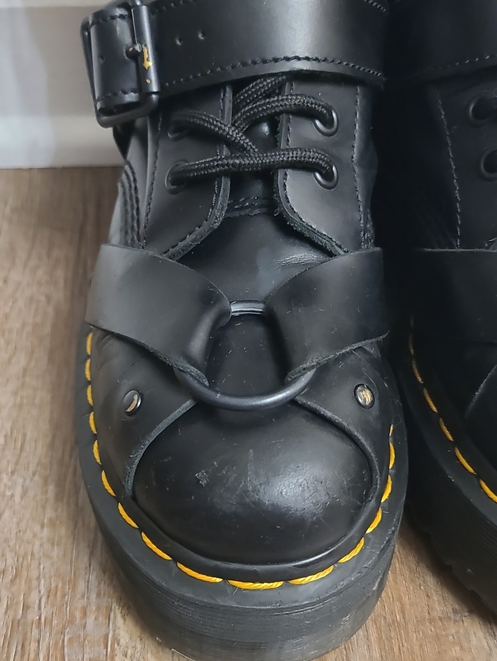 Dr Martens 1914 Quad Harness Platform Boots - Picture 5 of 12